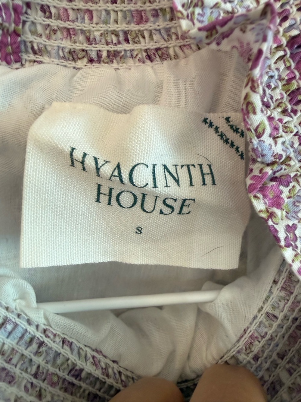 Hyacinth House Floral Smocked Ruffle Dress Size Small Cottagecore Prairie - Picture 5 of 13